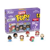 Boneco - Funko - Bitty Pop - Disney -  Ariel - Mulan - Tiana - Pack com 4 - Candide