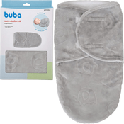 Saco de Dormir Cueiro Super Soft Cinza C/ Elefantes 0m+ Buba