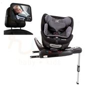 Cadeirinha para Carro Giro 360 Spinel Isofix Maxi-Cosi 0 a 36Kg + Espelho Back Seat Banco Traseiro Cor:Preto