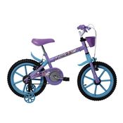 Bicicleta - Aro 16 - Pinky - Lilás - Tk3-Track