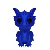 Dragão Baby Impressão 3d Decoração 13 cm Geek Brinquedo Azul Silk