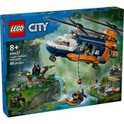 LEGO - City Exploration - Helicóptero Explorador da Selva no Acampamento Base - 60437