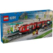 LEGO - City Trains - Bonde e Estação do Centro da Cidade - 60423