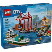 LEGO - My City - Porto à Beira-Mar Com Navio E Carga - 60422