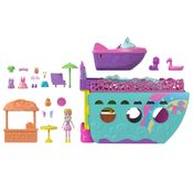 Mini Boneca e Barco - Polly Pocket - Barco Unicórnio - Mattel