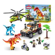 Blocos de Montar - Max-Dino - Adventure - Int-Series - Box Playset - 592Pçs - Candide