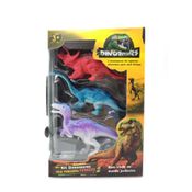 Conjunto de Mini Figuras de Ação - Dinossauro - Ferozes - New Toys