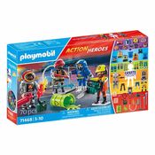 Resgate de Incêndio - Playmobil Action Heroes 71468