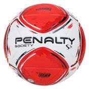 Bola Society Penalty S11 R2 XXIV Branco/Vermelho