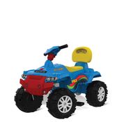 Mini Veículo De Passeio - Superquad Com Pedal - Azul - Bandeirante