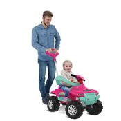 Mini Veículo De Passeio - Superquad Com Pedal - Rosa - Bandeirante