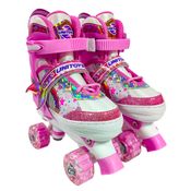 Patins - Quad - Sereia - Rosa - Tam 34-37 - Uni-art
