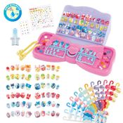 Conjunto De Unhas Postiças Infantil - Aquabeads - Estúdio De Unhas - Epoch