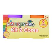 Massa de Modelar - Kit 2 Cores  - Cores Sortidas - FanFun