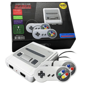 Super Retro Classico Portatil +2 Controles RCA +600 Gms