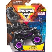 Mini Veículo Monster Jam Marvel Pantera Negra 1:64 Sunny