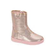 Bota Infantil Molekinha Cano Alto Metalizado Rosa