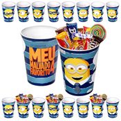 Kit 10 Copos Lembrança e Decoração de Festa Infantil dos Minions