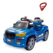 Carro de Passeio Infantil C/ Empurrador e Pedal Police Maral