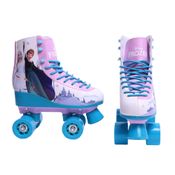 Patins - Disney - Frozen - 04 Rodas - Tamanho 35/36 - Azul - Fun