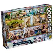 Quebra-Cabeça - O Incrível Reino Animal - 5000 Peças - Grow