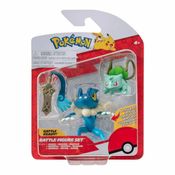 Pokémon Battle Figure Set Bonecos Pokemon Honedge Frogadier E Bulbasaur