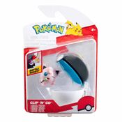 Clip N Go Poke Bola e Figura Pokemon Jigglypuff E Moon Ball