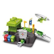 Playset - Estação De Reciclagem - Escala 1:64 - Verde - Cardoso