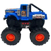 Carrinho - Express Wheels - Monster Truck - Com Som e Friccao - Fury - Azul - Multikids