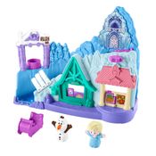 Mini Playset - Little People - Frozen - Aventuras Treno em Arendelle - Fisher Price