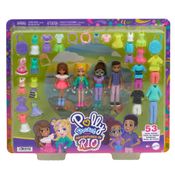 Mini Bonecas Com Acessórios - Polly Pocket - Moditas Aventuras No Rio - Bonecas Surpresa - Mattel