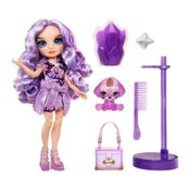 Boneca Articulada - Classic - Rainbow High - Fashion Doll - Violet - Lilas - Mga