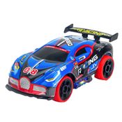 Carrinho De Controle Remoto - Racing Control - Compact Turbo - 1:32 - Azul E Vermelho - Multikids