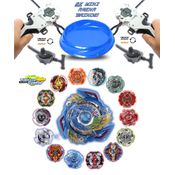 Kit 4 Beyblade Burst + 4 Lançadores Ganhe 2 Mini Arena Tornado Gyro