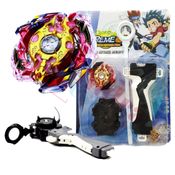 Kit Beyblade Burst Com Lançador Promoção Barato Resistente