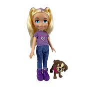 Conjunto De Boneca e Figura - Polly Pocket - Cuidando Do Seu Pet - Pupee