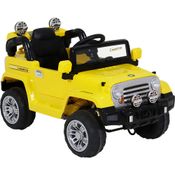 Jipe Elétrico Infantil Trilha 12V Amarelo Bel