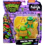 Tartarugas Ninja Tots - Caos Mutante - Pack 2 Bonecos - Raph & Mikey - Sunny