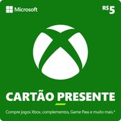 Gift Card Digital - CSV Agency Presentes - Xbox - 5 Reais - Microsoft