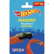 Cartão Presente Ri Happy - Happy Vale - Hot Wheels - 150 Reais