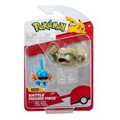 Pokemon 2 Figuras De Acao Mudkip + Geodude Sunny