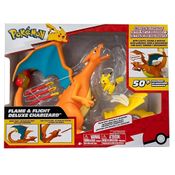 Pokemon Charizard Chama E Voo Figura De Luxo E Pikachu Sunny