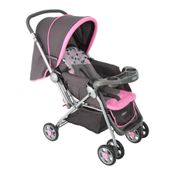 Carrinho de Bebê Reverse Cosco Kids - Rosa