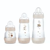 Kit com 3 Mamadeiras Easy Start 130/260/320ml Neutra - MAM