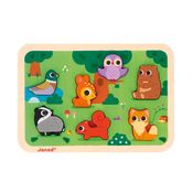 Quebra-cabeça de Madeira - Animais Da Floresta - Janod