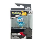 Boneco Piplup de 3cm com Case - Pokémon Série Select