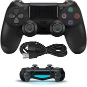 Controle Playstation 4 Sem Fio Wireless Manete Compátivel com Computador Notebook Celular Cloud Game