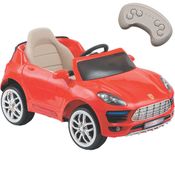 Carro Eletrico Biemme Car One PS Porsche Vermelho 12V com CR