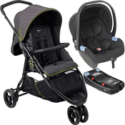 Carrinho de Bebe Bebe Conforto Base Burigotto CR3 Gray Neon