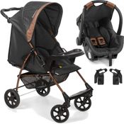 Carrinho de Bebe Bebe Conforto Galzerano Romano Preto Cobre